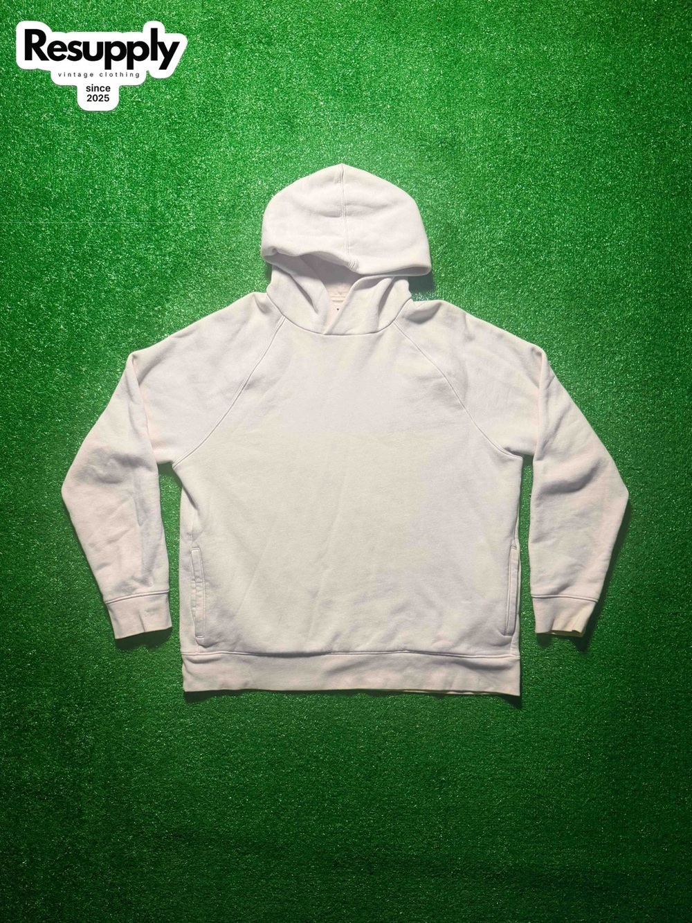 Banana Republic Hooded Sweatshirt in Cream XL